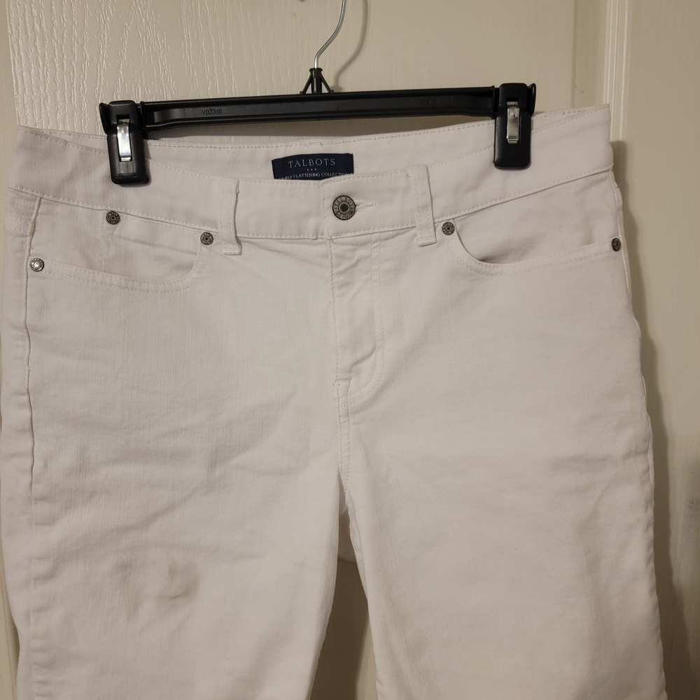 Talbots Women's Crisp White Skinny Jeans